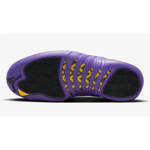 Air Jordan 12 Retro CT8013-057 Men's Black Purple Basketball Shoes Size 10 C859 - Picture 6 of 6